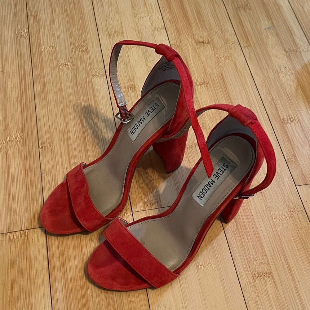 Steve Madden Bold Red Heels